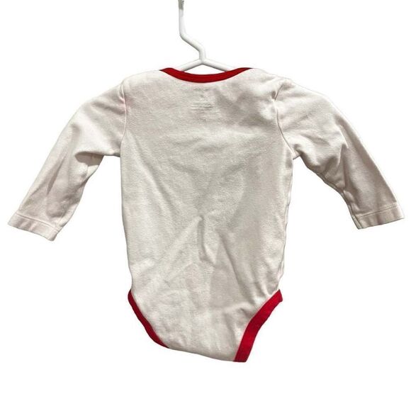 Carter’s “Silent Night Yeah Right” Long Sleeve One Piece 6 Months - Picture 2 of 5
